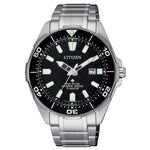 Load image into Gallery viewer, Citizen Diver's Eco Drive 200 mt Super Titanio BN0200-81E - bracciale e cassa acciaio - quadrante nero con datario