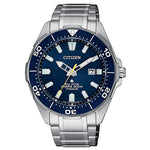 Load image into Gallery viewer, Citizen Diver's Eco Drive 200 mt Super Titanio BN0201-88L - bracciale e cassa in titanio - quadrante blu navy con datario