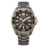 Load image into Gallery viewer, Citizen Diver's Eco Drive 200 mt Light in Black BN0264-53E - bracciale e cassa neri in acciaio - quadrante nero con datario