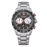 Load image into Gallery viewer, Citizen Racing Crono CA4714-55E - bracciale e cassa acciaio - quadrante nero con datario e quadrante