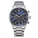 Load image into Gallery viewer, Citizen Aviator Crono CA4720-52L - bracciale e cassa acciaio - quadrante blu con datario e cronografo