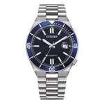 Load image into Gallery viewer, Citizen Tsuyosa Shore NJ0230-59L - bracciale e cassa acciaio - quadrante e ghiera blu - datrario