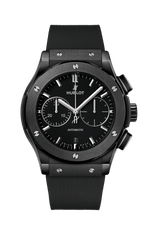 Load image into Gallery viewer, Hublot Classic Fusion Chronograph Black Magic 521.CM.1171.RX - cinturino gomma nera - cassa e lunetta in ceramica nera - quadrante nero con cronografo