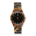Load image into Gallery viewer, Swatch Ecaille GC113A - cassa e cinturino marrone trasparente