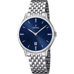 Load image into Gallery viewer, Festina Classic F16744/3 - bracciale e cassa acciaio - quadrante blu con datario