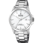 Load image into Gallery viewer, Festina Classic F20024/2 - bracciale e cassa acciaio - quadrante argento con datario