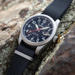 Load image into Gallery viewer, Festina Field F20082/3 - cinturino nylon nero - cassa acciaio - quadrante nero con datario