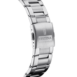 Load image into Gallery viewer, Festina Timeless Chronograph F20463/1 - bracciale e cassa acciaio - quadrante argento con cronografo e datario