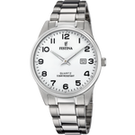 Load image into Gallery viewer, Festina Classics F20511/1 - bracciale e cassa acciaio - quadrante bianco con datario