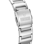 Load image into Gallery viewer, Festina On the Square F20677/1 - cassa e bracciale acciaio - quadrante argento - datario
