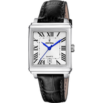 Load image into Gallery viewer, Festina On the Square F20682/3 - cinturino nero in pelle - cassa acciaio - quadrante argento con datario
