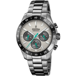 Load image into Gallery viewer, Festina Ceramic F20703/1 - bracciale, cassa e quadrante grigi - cronografo e datario