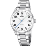 Load image into Gallery viewer, Festina Classic F20736/1 - bracciale e cassa acciaio - quadrante argento con datario