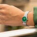 Load image into Gallery viewer, Festina Mademoiselle F20749/5 - bracciale e cassa acciaio - quadrante verde - polso