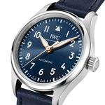 Load image into Gallery viewer, IWC Pilot’s Watch Automatic 36 Le Petit Prince IW458802 - cinturino pelle blu - cassa acciaio - quadrante blu