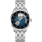 Load image into Gallery viewer, Hamilton Jazzmaster Open Heart Auto H32675140 - cassa e bracciale acciaio - quadrante blu con movimento a vista