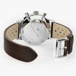 Load image into Gallery viewer, Hamilton American Classic Intra-Matic Chronograph H H38429591 - cassa acciaio - cinturino marrone in pelle - quadrante marrone con cronografo e tachimetro