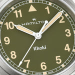 Load image into Gallery viewer, Hamilton Khaki Field Quartz H69301160 - bracciale e cassa acciaio - quadrante verde cachi