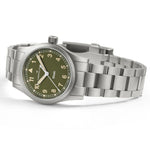 Load image into Gallery viewer, Hamilton Khaki Field Quartz H69301160 - bracciale e cassa acciaio - quadrante verde cachi