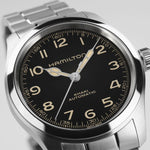 Load image into Gallery viewer, Hamilton Khaki Field Murph H70405130 - bracciale e cassa acciaio - quadrante nero
