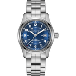 Load image into Gallery viewer, Hamilton Khaki Field Auto H70605140 - bracciale e cassa acciaio - quadrante blu con datario