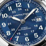 Load image into Gallery viewer, Hamilton Khaki Field Auto H70605140 - bracciale e cassa acciaio - quadrante blu con datario