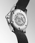 Load image into Gallery viewer, Longines Hydroconquest 41mm L3.781.4.56.9 - cassa acciaio - cinturino nero in caucciù - quadrante nero con datario - fondello
