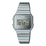 Load image into Gallery viewer, Casio Iconic A700WEV-7AEF - cassa resina grigia - cinturino acciaio - quadrante digitale