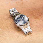 Load image into Gallery viewer, Casio Edifice Automatic EFK-110D-2AER - bracciale e cassa acciaio - quadrante blu con datario
