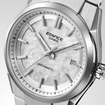 Load image into Gallery viewer, Casio Edifice Automatic EFK-110D-7AER - bracciale e cassa acciaio - quadrante grigio con datario