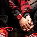 Load image into Gallery viewer, Casio G-shock classic GA-2100-4AER - cinturino e cassa resina rossa - quadrante multifunzione rosso