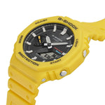 Load image into Gallery viewer, Casio G-shock GA-B2100C-9AER - bracciale e cassa resina gialla - quadrante nero multifunzione