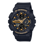 Load image into Gallery viewer, Casio G-shock GMA-S140M-1AER - cinturino e cassa resina - quadrante nero con dettagli oro