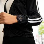 Load image into Gallery viewer, Casio G-shock GMA-S140M-1AER - cinturino e cassa resina - quadrante nero con dettagli oro