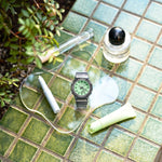 Load image into Gallery viewer, Casio GMA-P2100 GMA-P2100SR-1AER - cassa e cinturino resina grigia trasparente - quadrante verde multifunzione