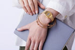 Load image into Gallery viewer, Casio Vintage LA670WEMY-9EF - bracciale, cassa e quadrante oro - polso