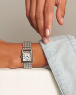 Load image into Gallery viewer, Longines Mini DolceVita L5.200.4.71.6 - cassa e bracciale acciaio - quadrante argento flinqué - polso