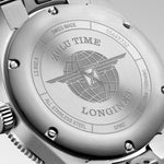 Load image into Gallery viewer, Longines Spirit Zulu Time 39mm L3.802.4.53.6 - cassa e bracciale acciaio - quadrante nero con funzione GMT