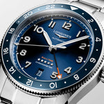 Load image into Gallery viewer, Longines Spirit Zulu Time 39mm L3.802.4.93.6 - cassa e bracciale acciaio - quadrante blu con funzione GMT