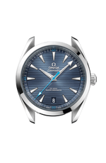 Load image into Gallery viewer, Profilo laterale della cassa in acciaio da 41 mm con vetro zaffiro bombato antiriflesso e corona a vite.