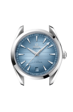 Load image into Gallery viewer, Cassa simmetrica in acciaio inox lucido e spazzolato da 41 mm con vetro zaffiro bombato antiriflesso su entrambi i lati, corona a vite