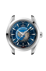 Load image into Gallery viewer, Profilo laterale della cassa in acciaio lucido e spazzolato da 43 mm con vetro zaffiro bombato antiriflesso.