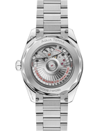 Load image into Gallery viewer, Bracciale in acciaio inossidabile lucido e spazzolato con maglie arrotondate e chiusura déployante a farfalla dell’Omega Seamaster Aqua Terra Shades 38 mm.