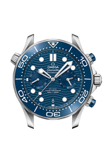 Load image into Gallery viewer, Lunetta girevole unidirezionale in ceramica grigia con scala smaltata bianca e profilo laterale della cassa in acciaio inox da 44 mm.