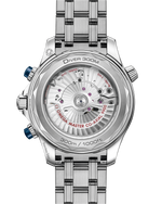 Load image into Gallery viewer, Cinturino in gomma tecnica antracite con chiusura déployante in acciaio dell’Omega Seamaster Diver 300M Chronograph 44 mm.