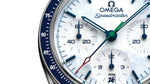 Load image into Gallery viewer, Omega Speedmaster 38 Milano Cortina 2026 Paraolimpiadi 522.30.38.50.04.002 - bracciale e cassa acciaio - quadrante bianco con sfumature azzurre - cronografo e datario