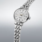 Load image into Gallery viewer, Seiko Presage Cocktail SRE017J1 - bracciale e cassa acciaio - quadrante argento con diamanti