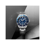 Load image into Gallery viewer, Fondello in acciaio del Seiko Prospex Samurai SRPL51K1 con movimento automatico calibro Seiko 4R35 visibile e impermeabilità fino a 200 metri