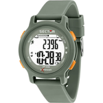 Load image into Gallery viewer, Sector EX-27 R3251191004 - cassa e cinturino in plastica verde - quadrante digitale