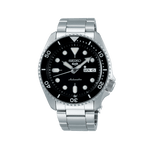 Load image into Gallery viewer, Seiko 5 sports SRPD55K1 - bracciale e cassa acciaio - quadrante nero con datario
